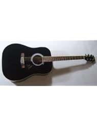 Entertainment Memorabilia: Van Morrison Moondance Signed Autographed Full Size Black Acoustic Guitar Loa
