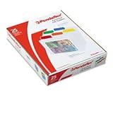 EasyView Poly File Folders, 1/3 Cut, Top Tab, Letter, Clear, 25/box