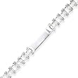 Stainless Steel Bicycle Chain ID Bracelet