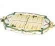 Flower Resin Backgammon Set - Backgammon Sets