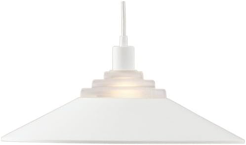 Dolan Designs 100-07 Art Deco / Retro Style Down Light Pendant, Matte Black