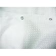Zenith Prod. H21WW04 White Luxury Spa Fabric Shower Liner And Curtain