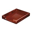 RolodexTM Wood Tones Letter Desk Tray, Wood, Mahogany
