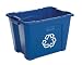 Rubbermaid(R) Computer Paper Collection "We Recycle" Container, 12 1/2 Gallons, 13 1/2in.H x 20in.W x 15in.D, Blue