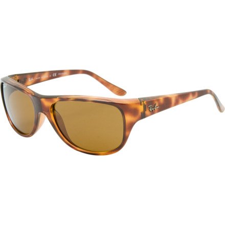 Ray Ban RB4138 Havana/Crystal Brown Polarized Sunglasses (RB4138-642-57-59-17-130)