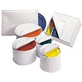 6 Piece China Protectors (White) (assorted sizes)