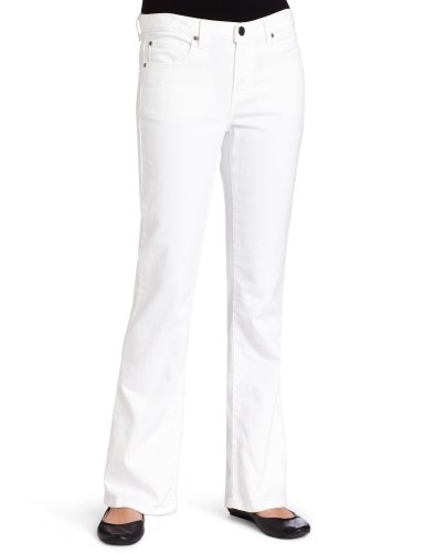 Calvin Klein Jeans Women's Flare Jean, White, 8x32