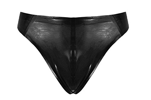 JustinLatex Men's Sexy Latex G-String Thong Rubber Briefs