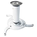 Deckenhalter f�r Beamer mit Kugelgelenk, Lochabst�nde universell einstellbar Farbe Wei�