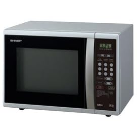 Sharp R657SL Digital Grill Microwave Oven Silver 17L 800W