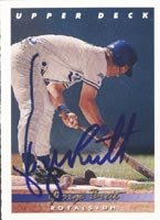 George Brett, Kansas City Royals, 1992 Upper Deck Autographed Card
