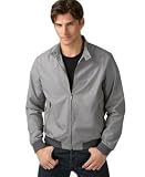 Calvin Klein Coated Houndstooth Cotton Jacket with Band Collar