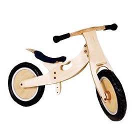 Childrens Wooden Training Bike - Rocket