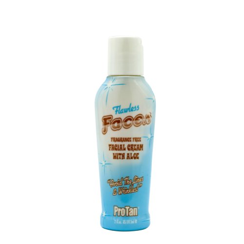 Pro Tan FLAWLESS FACES Facial Cream with Aloe - 2 oz.