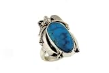 Kingman Turquoise Ring by Les Baker
