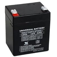 12V 5.4AH Sealed Lead Acid Battery for UPG UB1250 / D5741 .187 TT