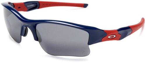Oakley Men\'s Flak Jacket Texas Rangers Sunglasses