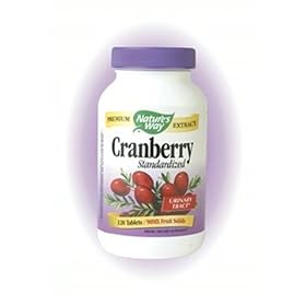 Cranberry Extract 120 Tabs 500 mg ( Vaccinium macrocarpon ) By Nature's Way by 
