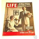 LIFE MAGAZINE SEPT. 22, 1958 GEORGE AND GRACIE BURNS COVER PHOTO book cover