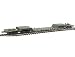 Walthers HO Scale Gold Line Ready-to-Run 81' Depressed Center Flat Car - Department o...