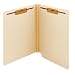 Smead Fastener End Tab Folder, Letter, with Fold, Two 2-Inch Prong B Style #1 and #3 Fasteners, 50 per Box (34276)