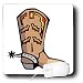 Florene Childrens Art II - Big Cowboy Boot - Mouse Pads
