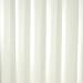 PLAIN TEXTILE SHOWER CURTAIN & RINGS  CREAM