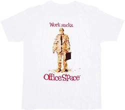 Office Space Work Sucks Memo White T-shirt Tee
