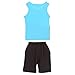 PanDaDa Baby Boy's Tree Sleeveless Tank Tops Vests T-shirts Blouse Pants 0-3Y (2-3 Years, Blue)