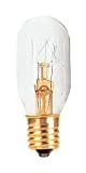 15 Watt T7 Tubular Incandescent Light Bulb / Intermediate Base (.642 Diameter) / Clear / 15T7