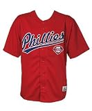 Philadelphia Phillies Stitches Mesh V-Neck Pullover Jersey