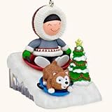 Review Hallmark QX 7064 / Frosty Friends 29th In Series 2008 Hallmark Keepsake Ornament