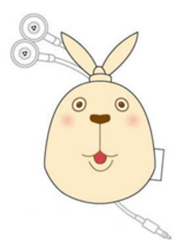 ウサビッチイヤホンマスコット プーチン