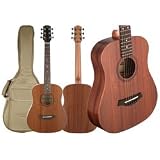 SX MINI Mini Size Travel Guitar (Black)