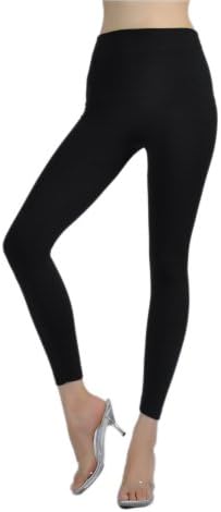 Soho Apparel Seamless Comfortable Fleece Inner Brush Long Legging SG-33BFL-Black Polyester Spandex