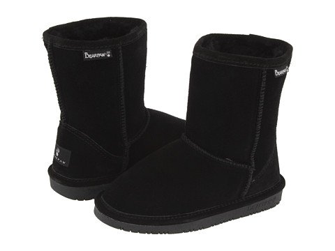 BEARPAW Women’s Emma 10″ Shearling Boot,Black,7 M US