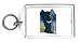Keychain with laughing, africa, teeth, hyena, face
