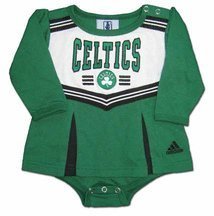 Boston Celtics Newborn Cheerleader Creeper Dress from Adidas (3-6 Months)