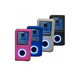 Sandisk Sansa E200 series Silicone skin COLOUR ME SPORTS PACK (Clear Frost)