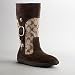 Coach Meyer 12CM Signature Chestnut Suede Shearling Boots Ladies (9.5)