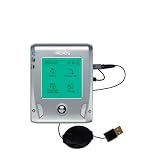 Retractable USB Cable for the Archos Gmini XS 200 with Power Hot Sync and Charge capabilities - Gomadic Brand w/ TipExchange Technology