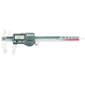 Starrett 798A-6/150 LCD Electronic Caliper Without Output, 0.0005" Graduation, 0-6" Range