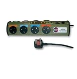 Ex-Pro Surge protected 8 Gang extension with coaxial protection, Power on/off and reset switch, 2 metre lead, EMI/RFI noise filter to protect sensitive electronic equipment i.e computers. Circuit breaker, Surge protection for up to 8 appliances + coaxial sockets.