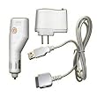 Apple iPod USB Travel Kit with Car Charger/ Travel Adapter/ Cable - White