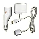 Apple iPod USB Travel Kit with Car Charger/ Travel Adapter/ Cable - White
