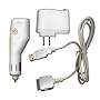 Apple iPod USB Travel Kit with Car Charger/ Travel Adapter/ Cable - White