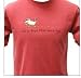 Designer Cotton T-Shirt - Garment Dyed "Dirty Dogs Have More Fun" T-Shirt for Adults - Crimson - X-Large
