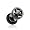 KULTPIERCING - Stern Fake Plug aus Titan
