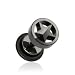KULTPIERCING - Stern Fake Plug aus Titan