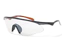 Bloc Stealth Shiny Black/Orange Frame with Clear Lens